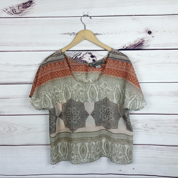 Judy Hornby Vintage Designer Sheer Bohemian Boxy Blouse 12 - Picture 4 of 9